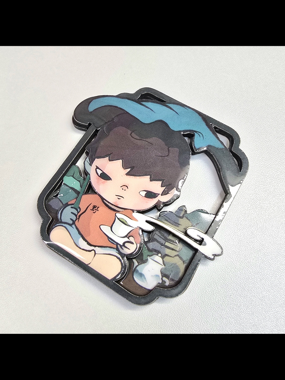 Cute Hirono Character Wooden Laser Cut Magnet
